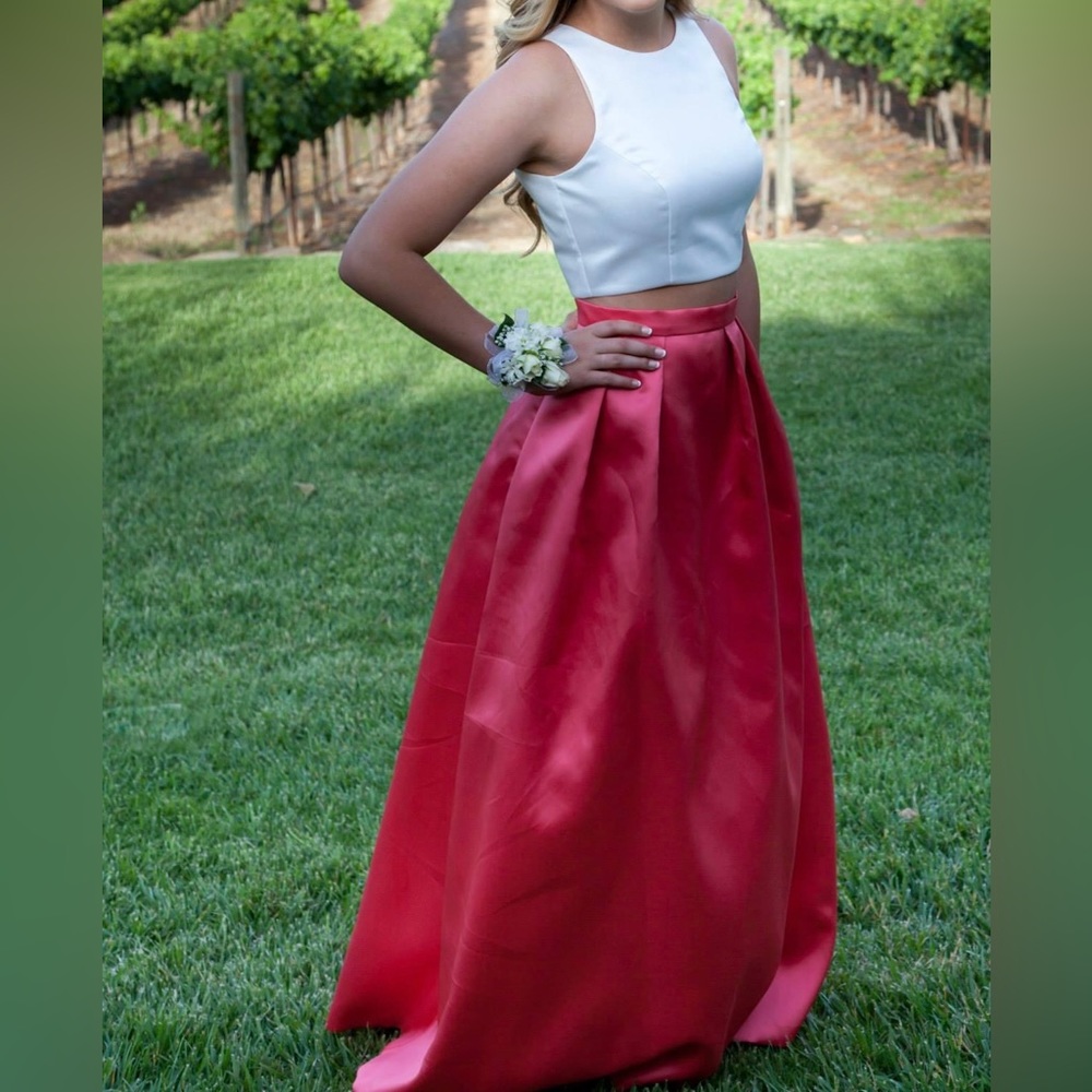 Two piece prom dress - worn once! Super pretty